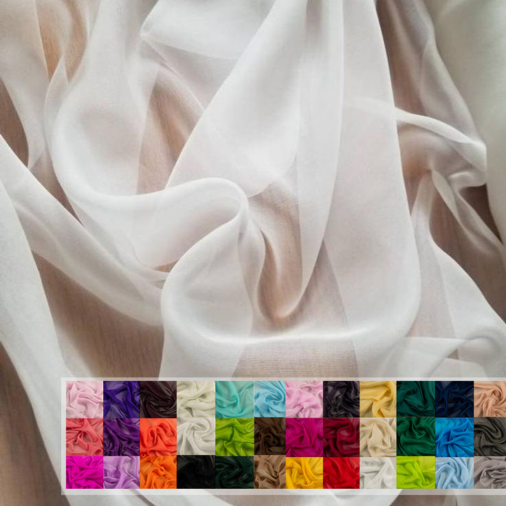 Silk Chiffon  Homecraft Textiles