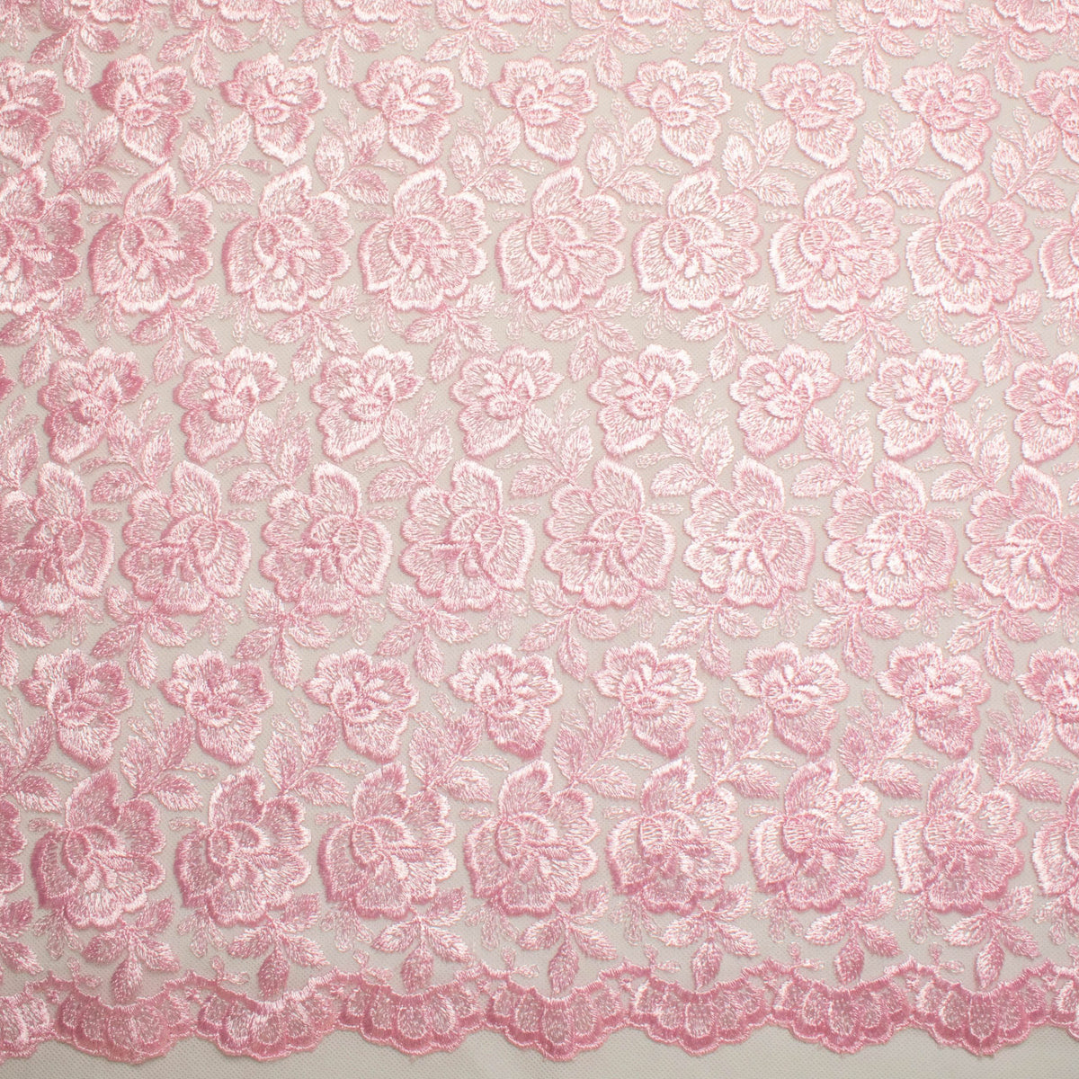 Baby Pink - All-Over Sequin Fabric - Thimbles Fabric Shop Online