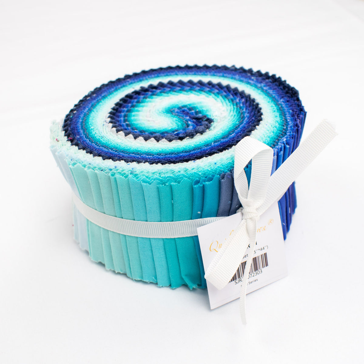 Solid Colour Jelly Rolls 40 pieces Set ColBlue Homecraft Textiles
