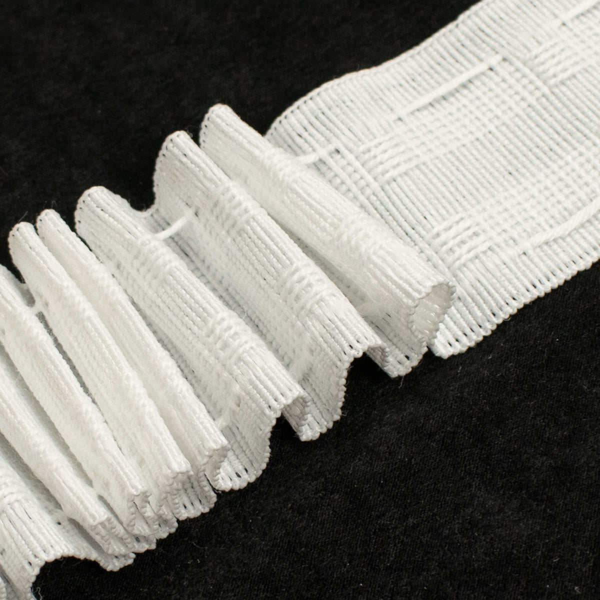 2 String Pencil Pleat Gathering Curtain Tape 5cm Homecraft Textiles