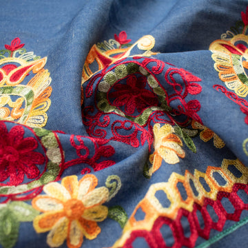 Embroidered Denim