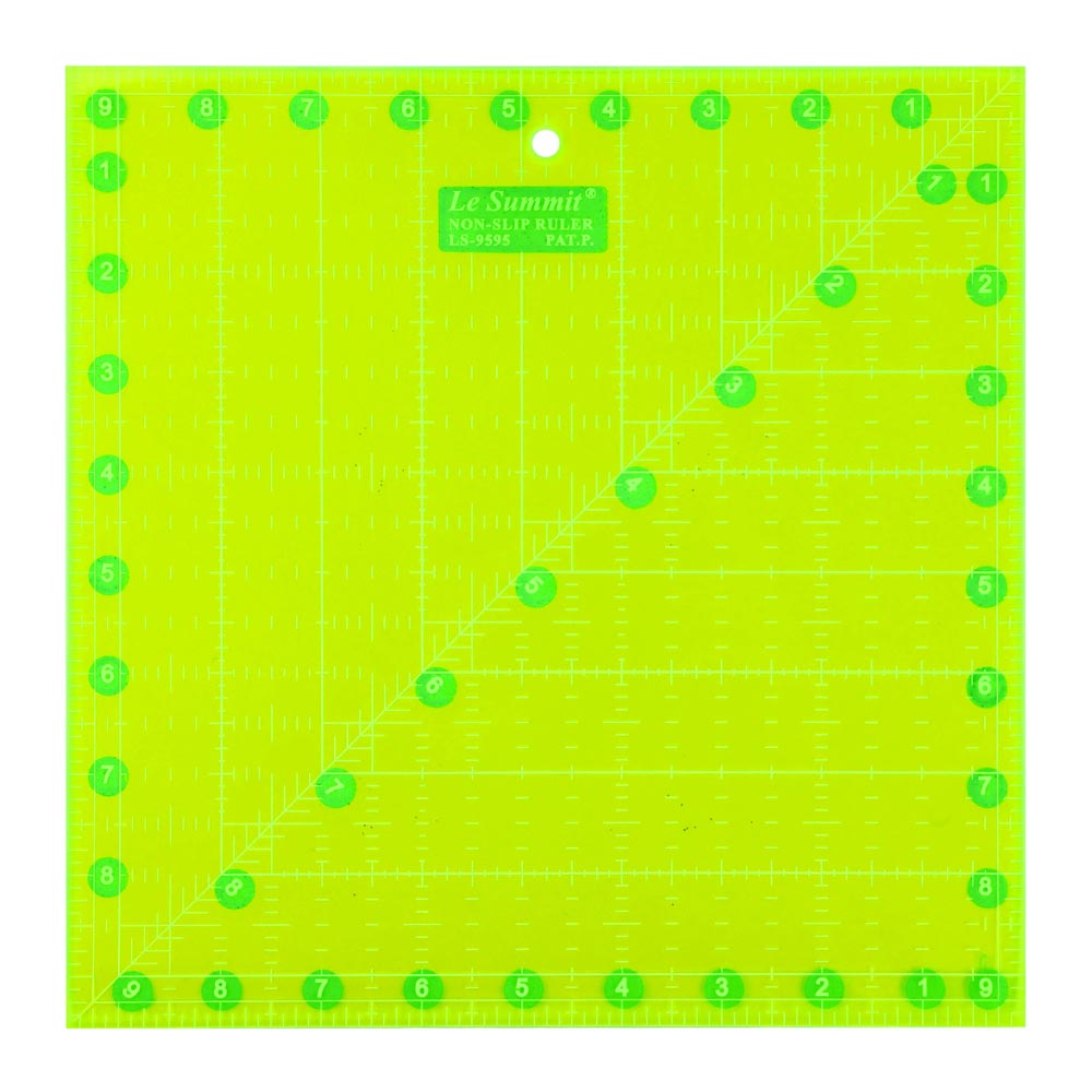 Sew Easy Non-Slip Fluoro Quilt Square – 9½" x 9½"