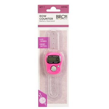 Birch Battery Operated Row Counter