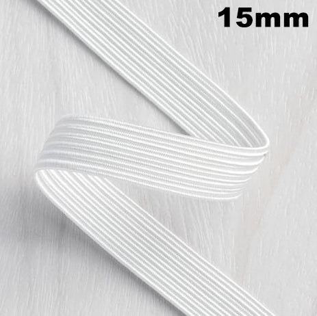 Braided Elastic Black & White