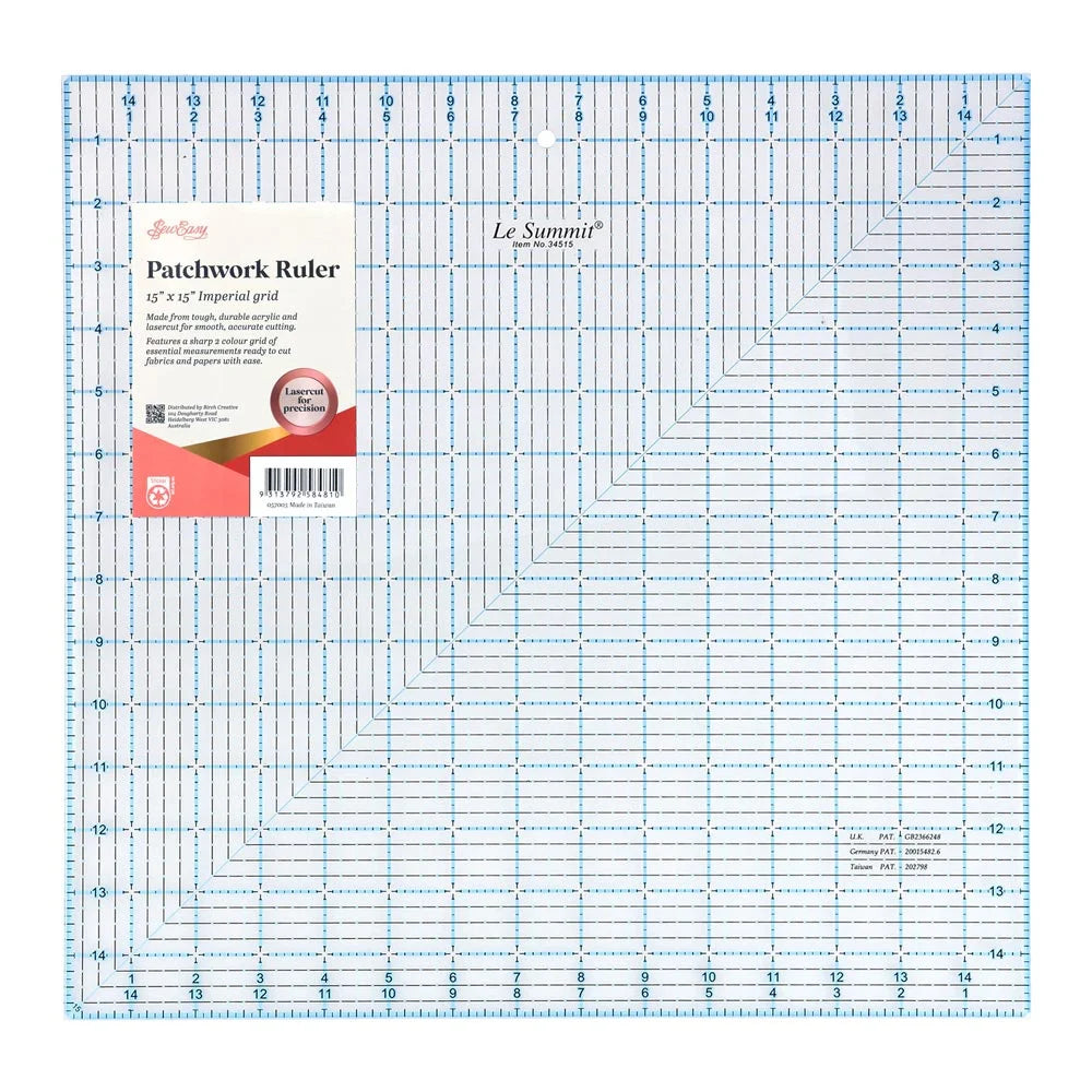 Sew Easy Quilt Square – 15" x 15"
