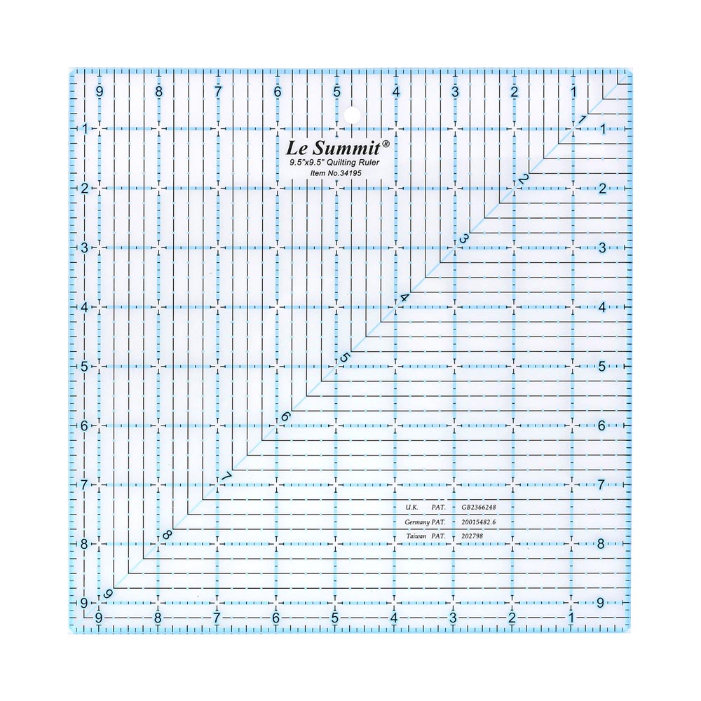 Sew Easy Quilt Square – 9½" x 9½"