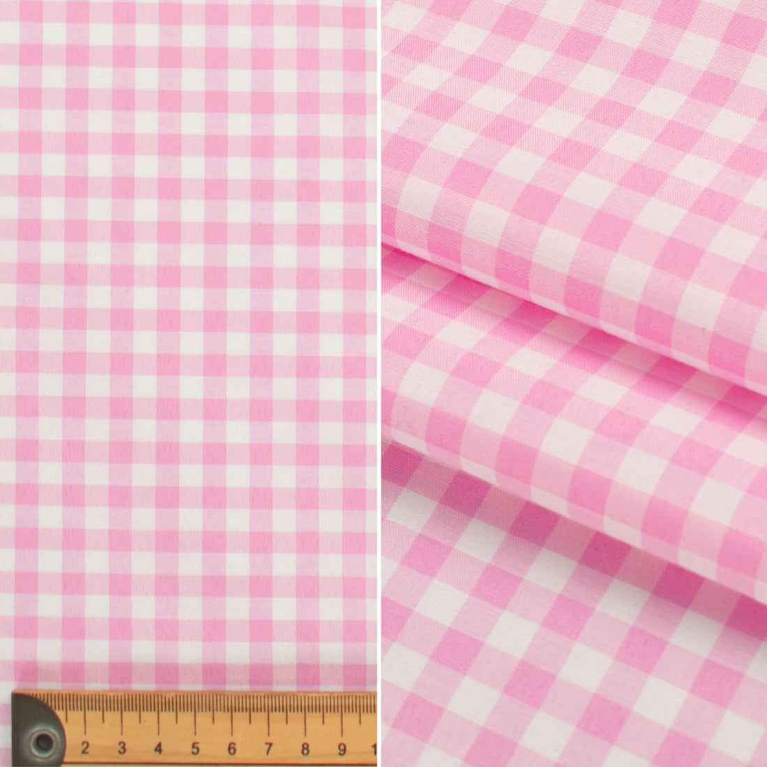 1/4-inch Cotton Poly Gingham Fabric
