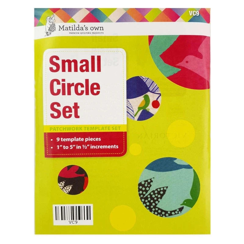 Matilda's Own Small Circle Set Patchwork Template 9 Pieces