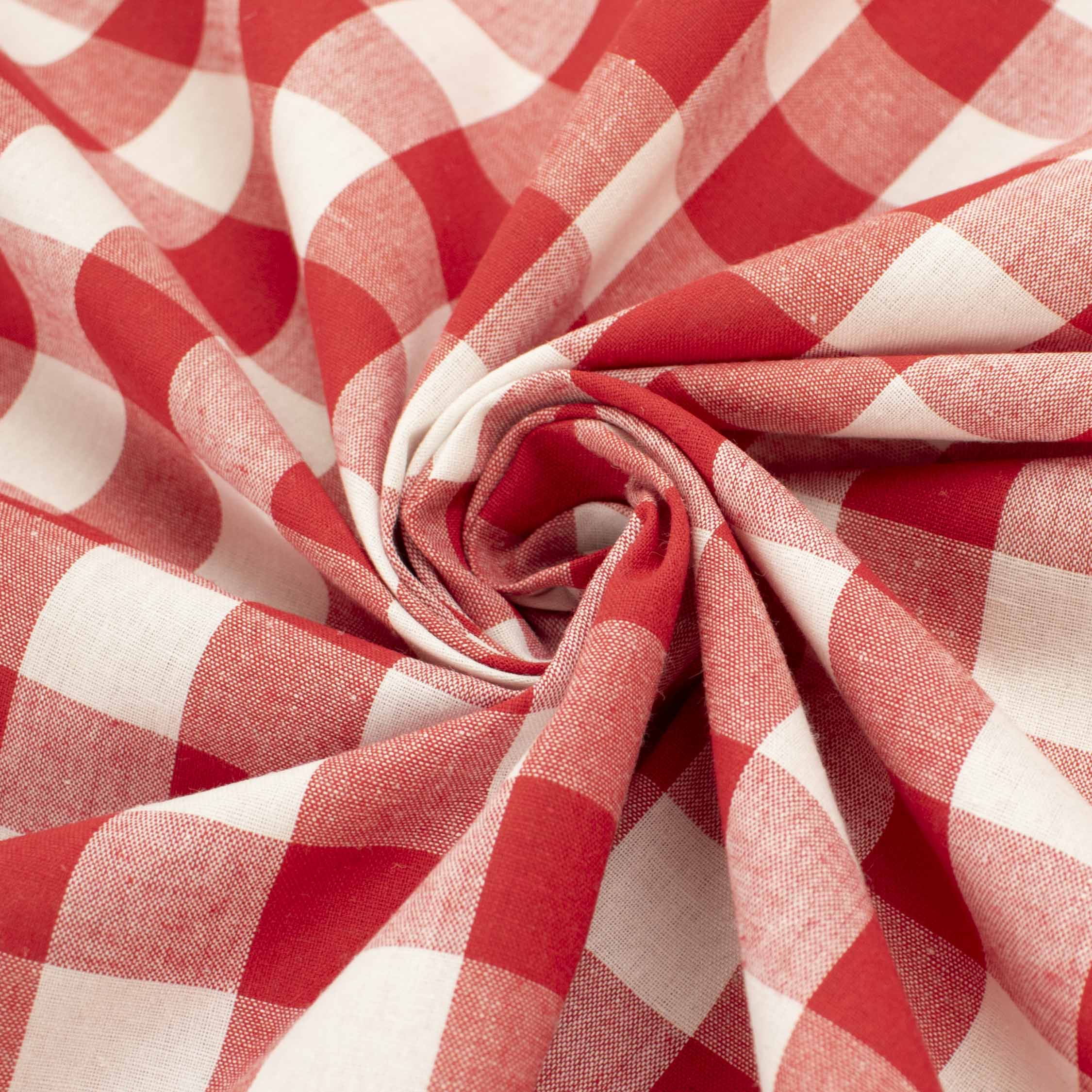 1-inch Cotton Gingham Fabric