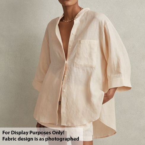 Linen Viscose Textured Weave