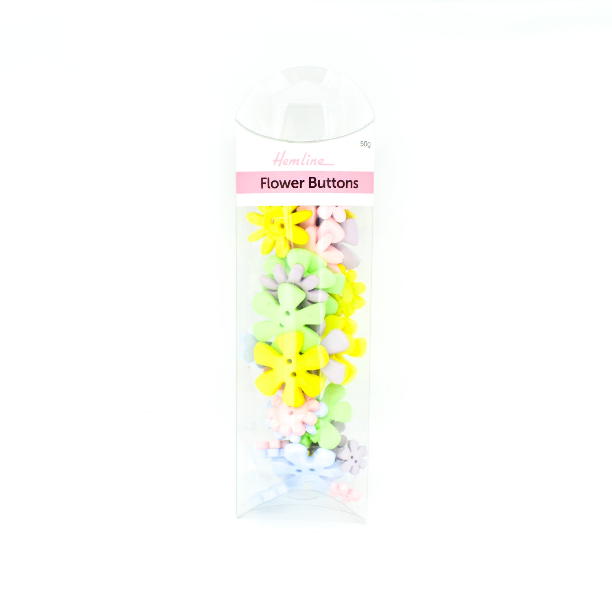 Hemline Assorted  Buttons Flowers