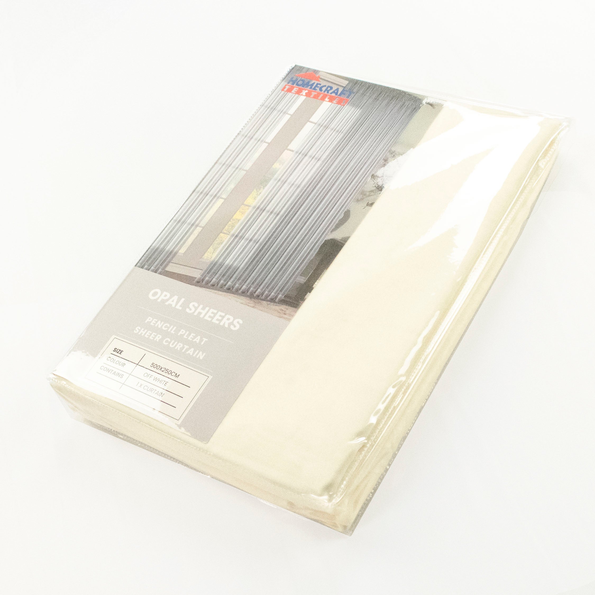 Opal Sheer Pencil Pleat Curtain