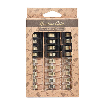 Hemline Fabric Quilt Clips – 30 Pack
