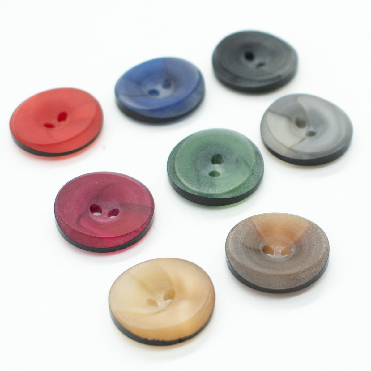 Obre Buttons 2 Hole Classic Matt Ombre Button – Homecraft Textiles