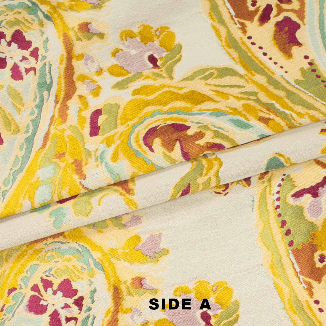 Turkish Curtaining/Upholstery Embroidered Reversible Paisley Brocade