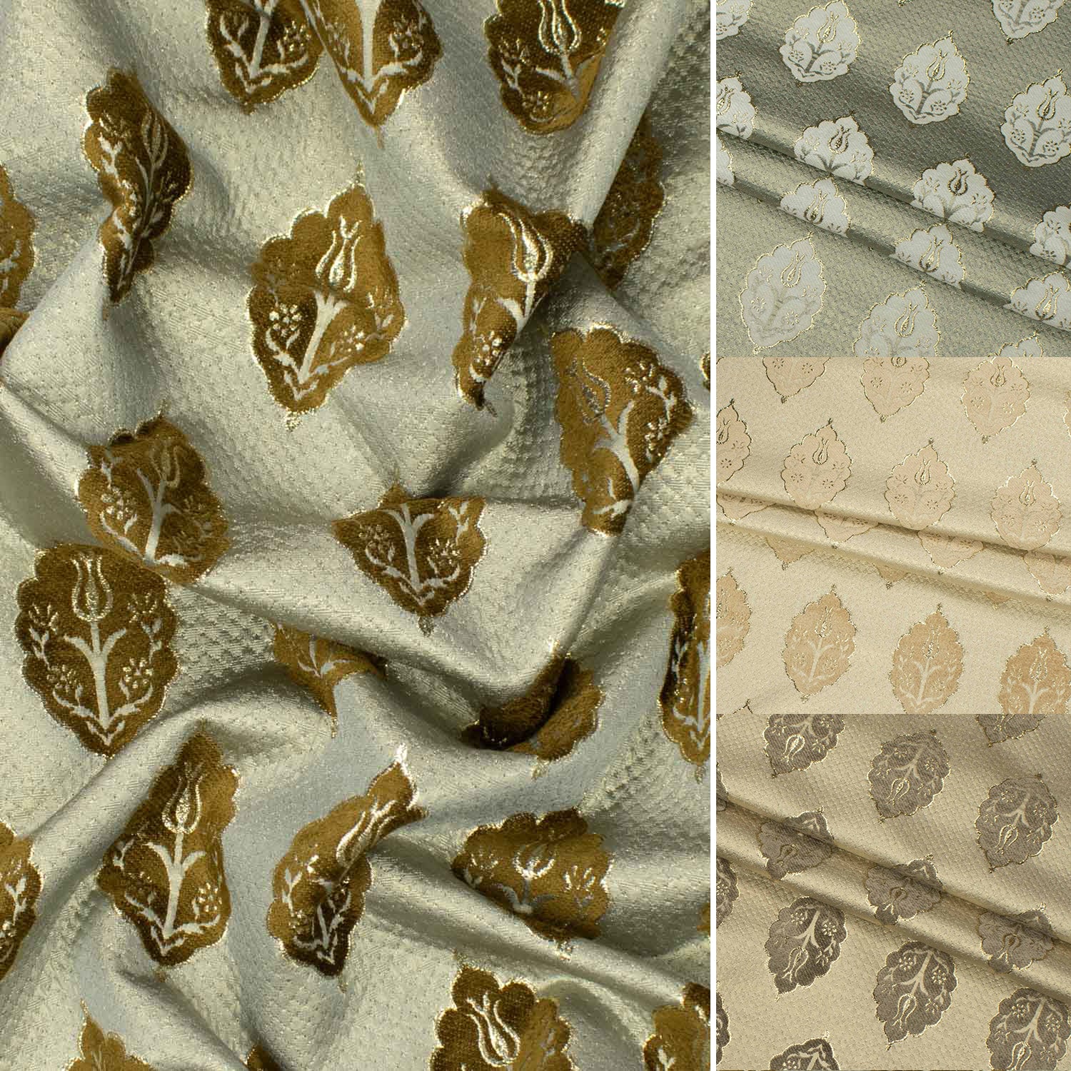 Turkish Curtaining/Upholstery Shiny Baroque Chenille Brocade