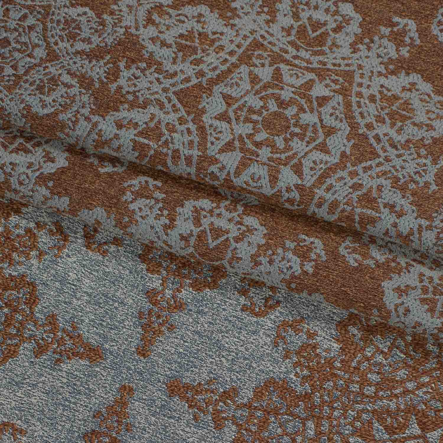 Turkish Curtaining/Upholstery Reversible Snowflake Jacquard
