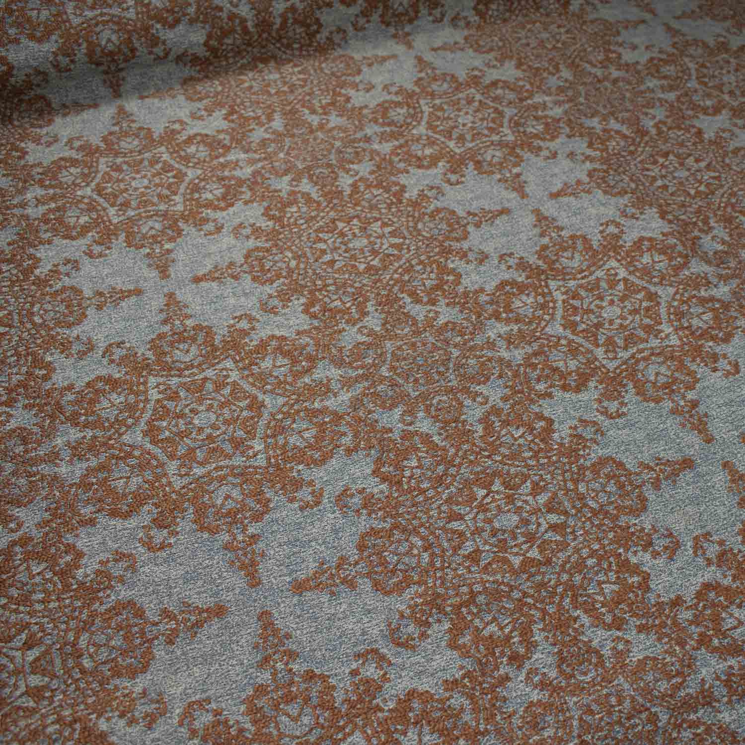 Turkish Curtaining/Upholstery Reversible Snowflake Jacquard