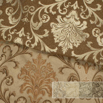 Turkish Curtaining/Upholstery Reversible Decor Damask Jacquard Des 2