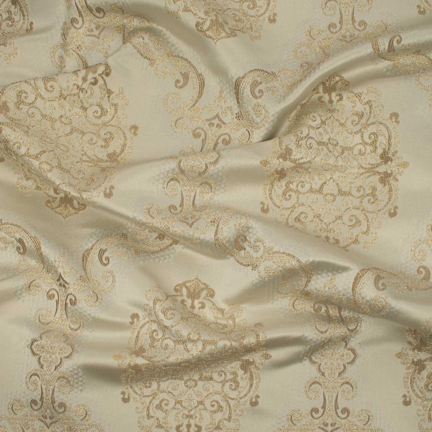 Turkish Curtaining/Upholstery Glitter Decor Damask Jacquard