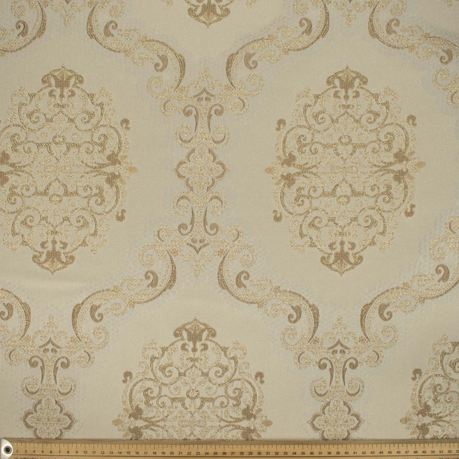 Turkish Curtaining/Upholstery Glitter Decor Damask Jacquard