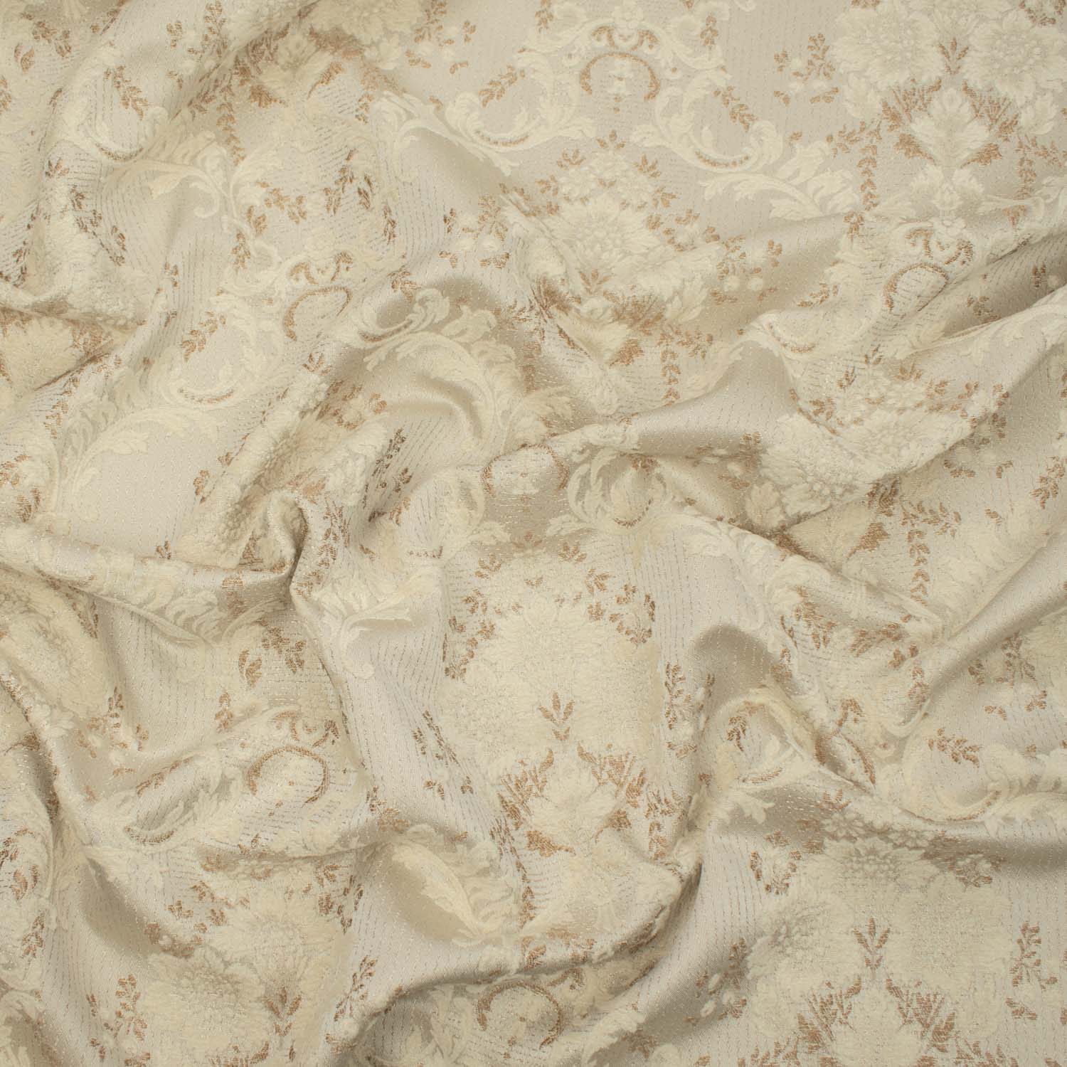 Turkish Curtaining/Upholstery Embroidered Vintage Vines Jacquard/Brocade