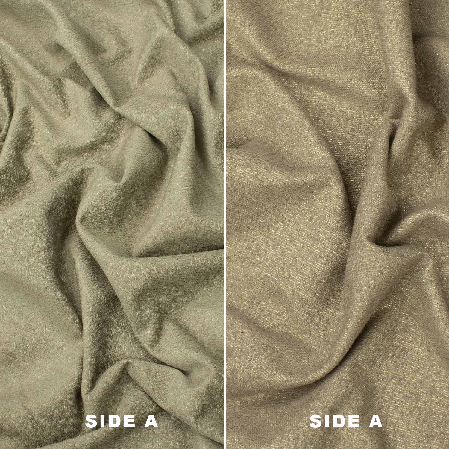 Turkish Curtaining/Upholstery Glitter Reversible Chenille Canvas