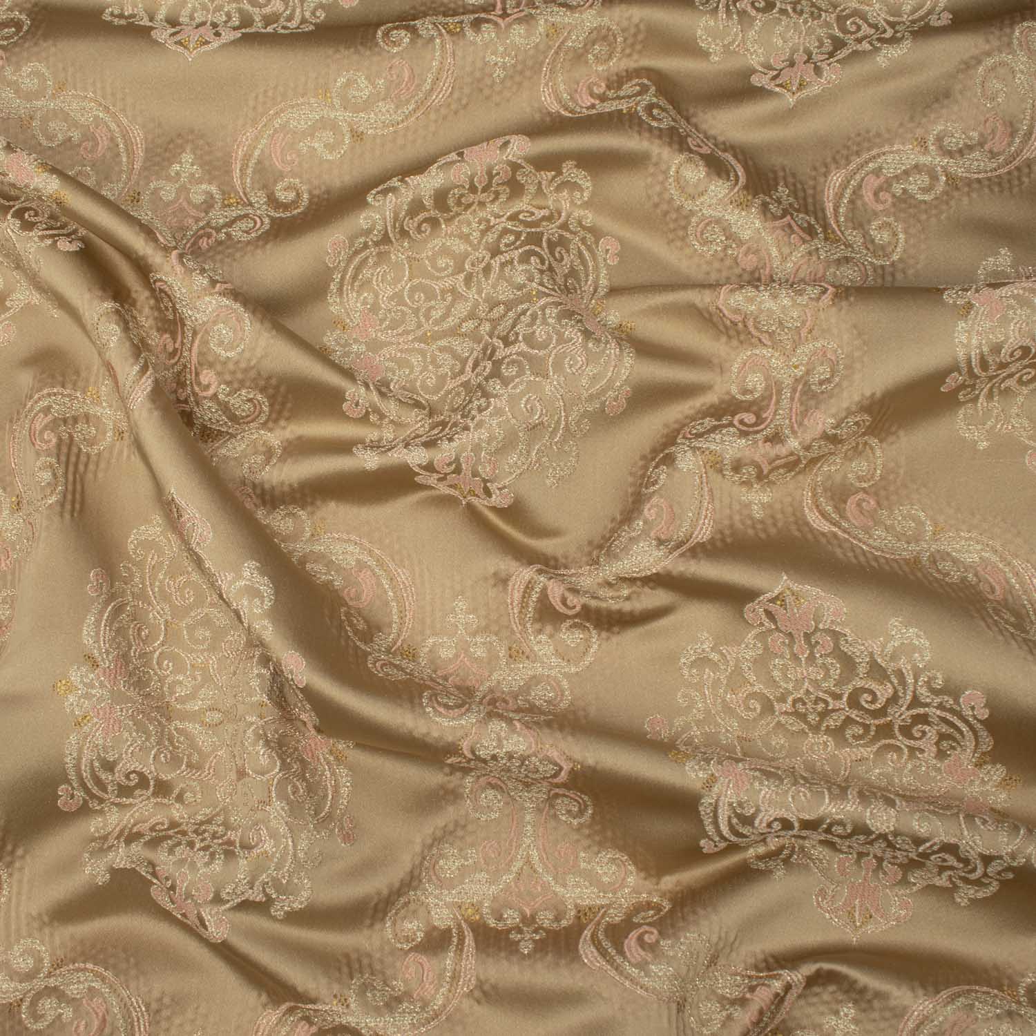 Turkish Curtaining/Upholstery Glitter Decor Damask Jacquard