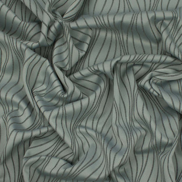 Turkish Curtaining/Upholstery Reversible Wave Geometirc Jacquard