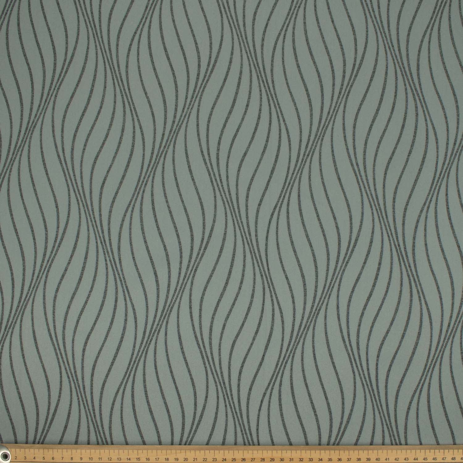 Turkish Curtaining/Upholstery Reversible Wave Geometirc Jacquard