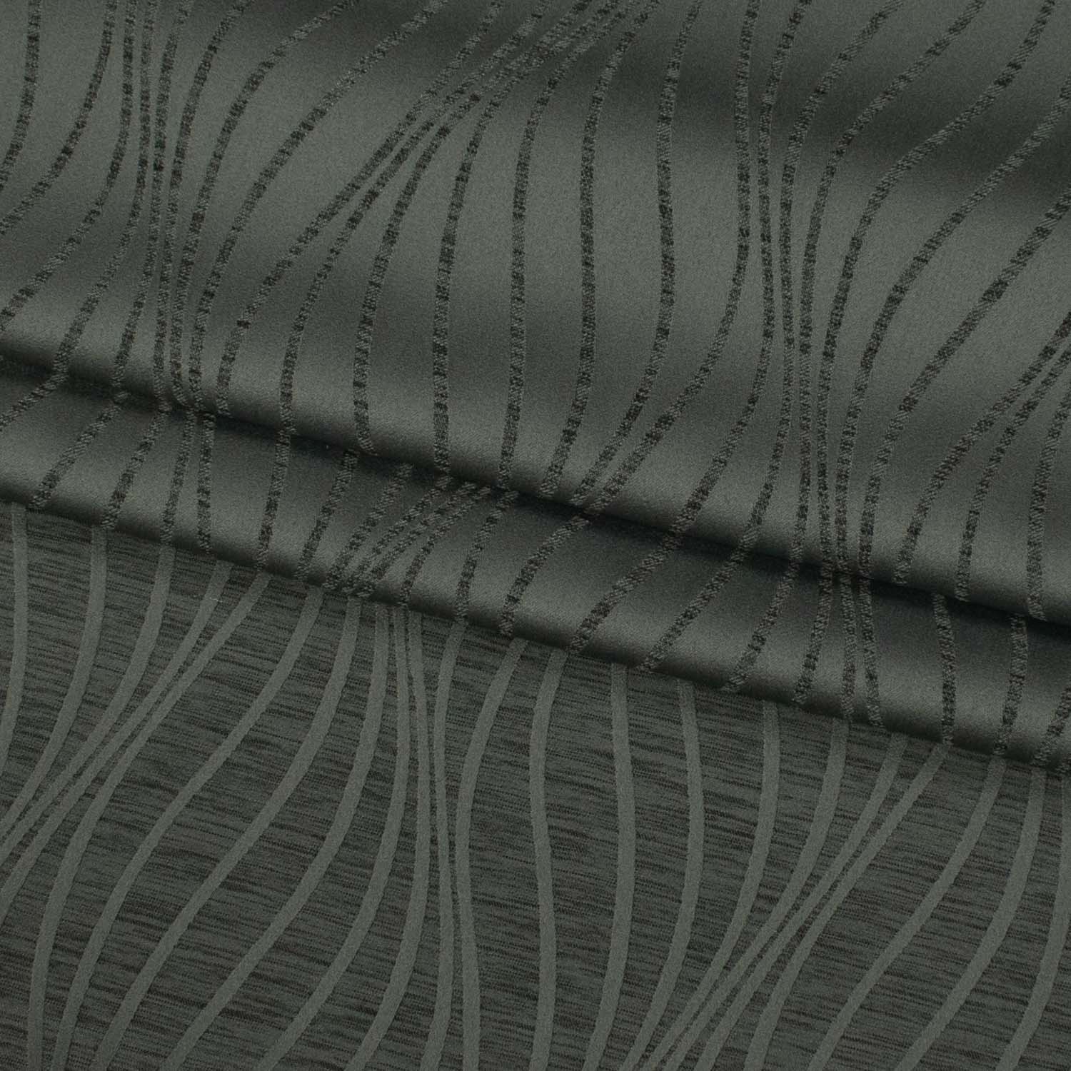 Turkish Curtaining/Upholstery Reversible Wave Geometirc Jacquard