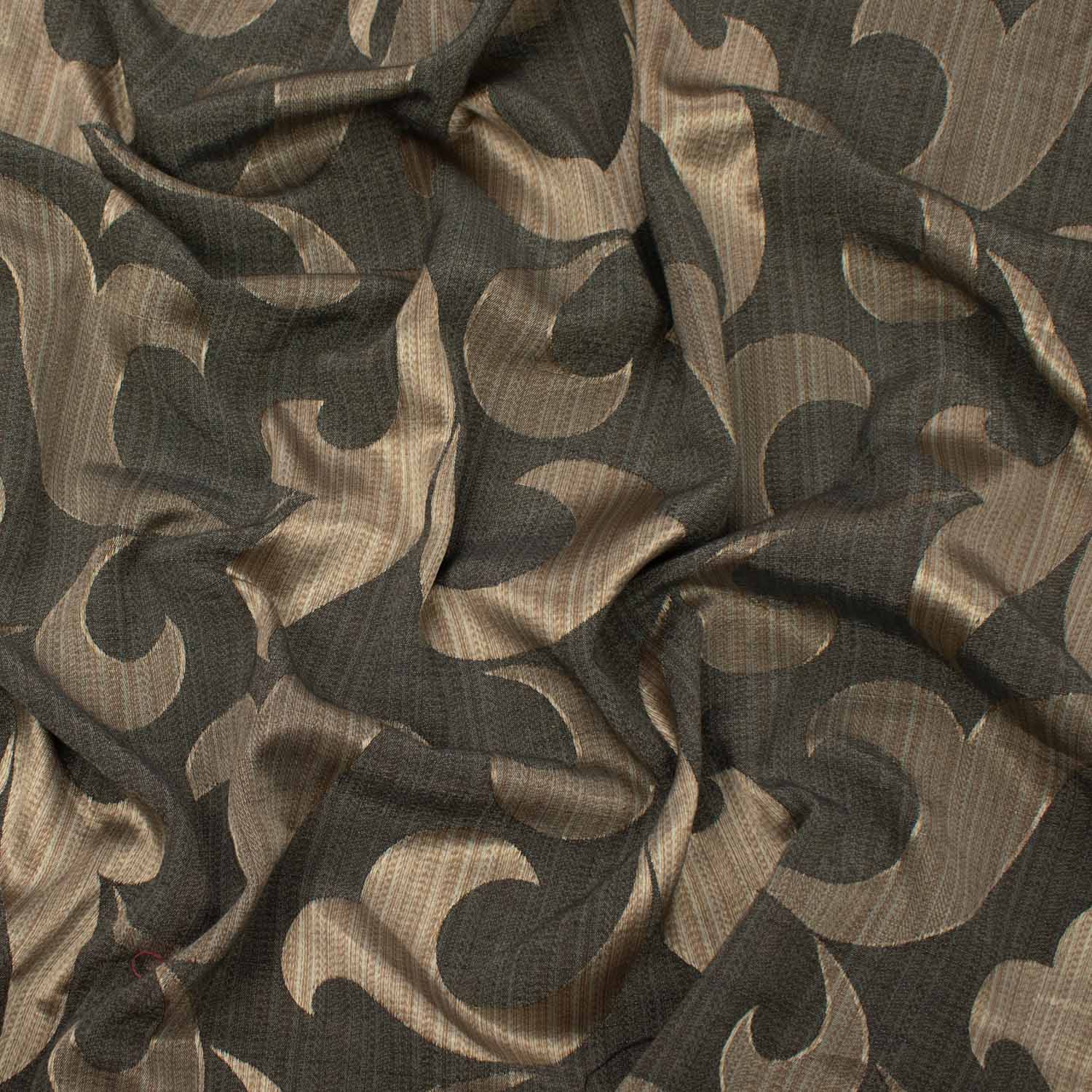 Turkish Curtaining/Upholstery Embroidered Leaf Vines Jacquard