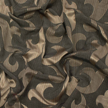 Turkish Curtaining/Upholstery Embroidered Leaf Vines Jacquard