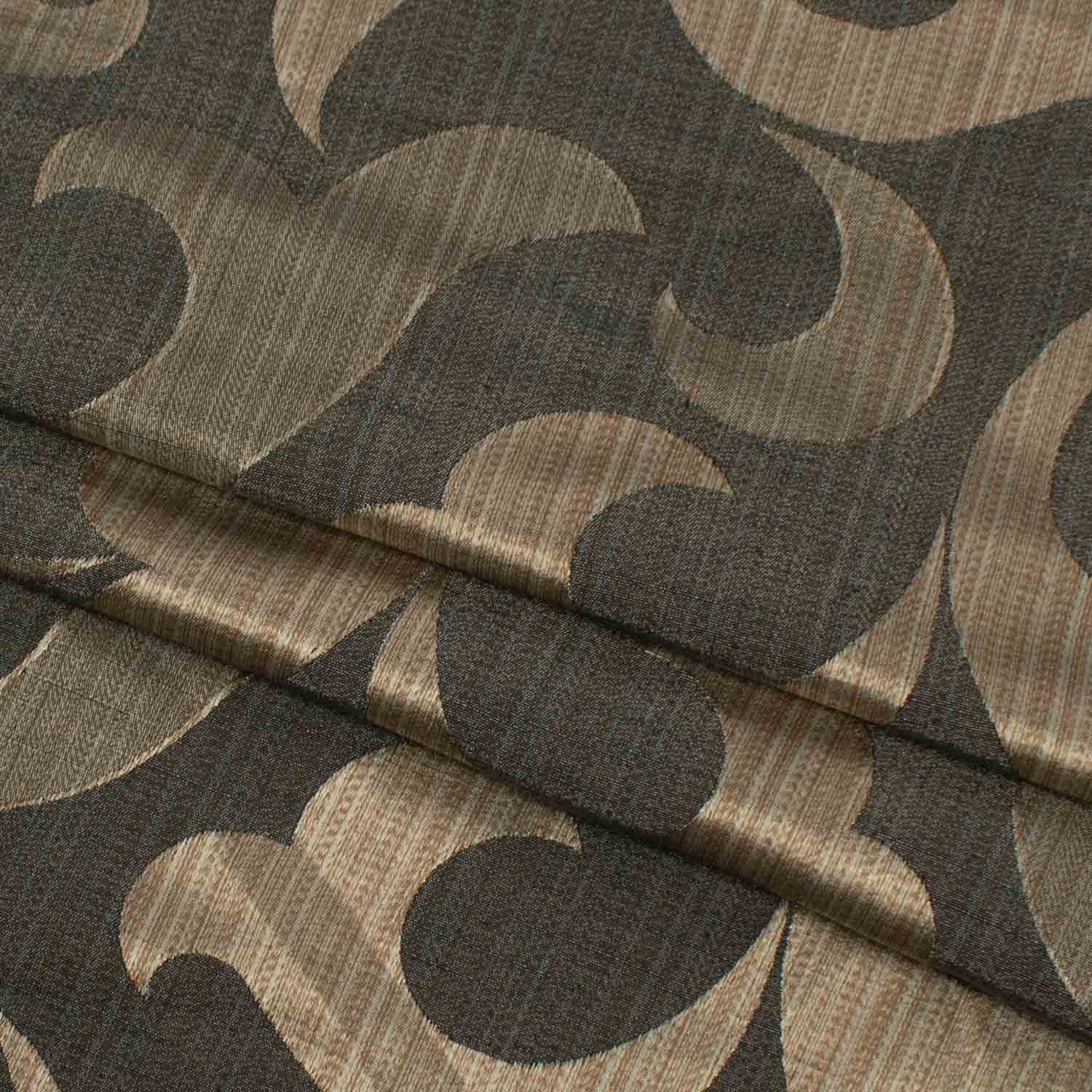 Turkish Curtaining/Upholstery Embroidered Leaf Vines Jacquard