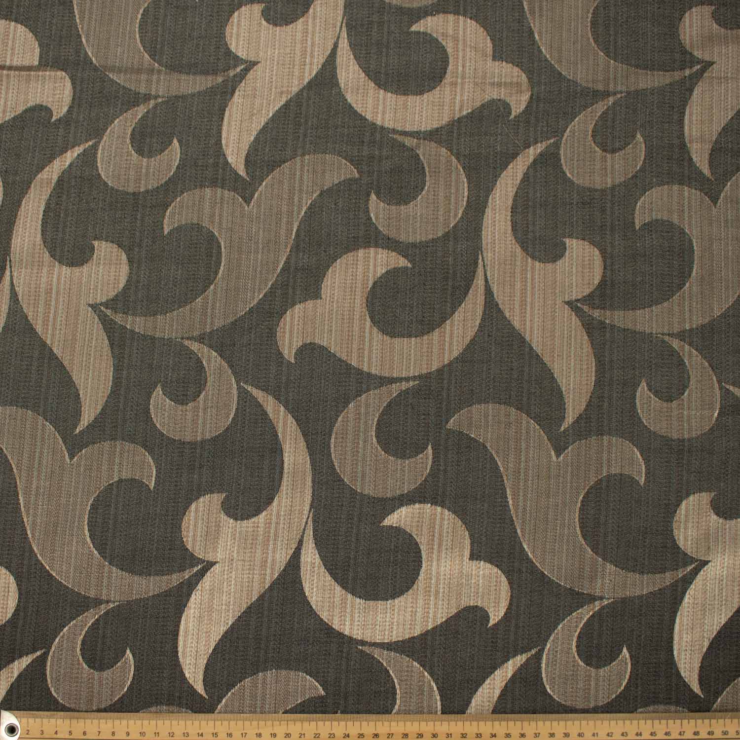 Turkish Curtaining/Upholstery Embroidered Leaf Vines Jacquard