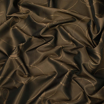 Turkish Curtaining/Upholstery Embroidered Vines Sateen Jacquard