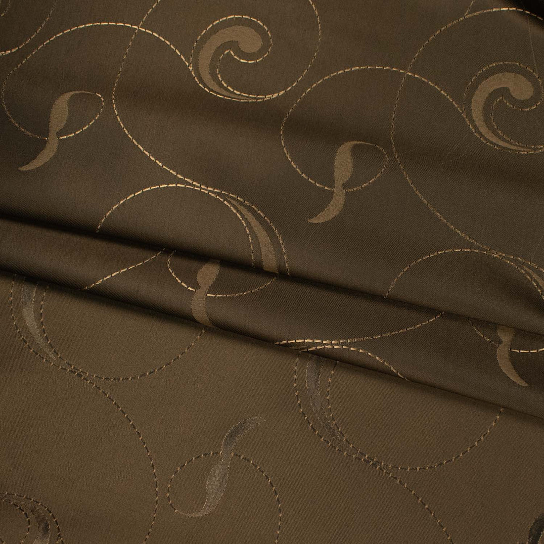 Turkish Curtaining/Upholstery Embroidered Vines Sateen Jacquard
