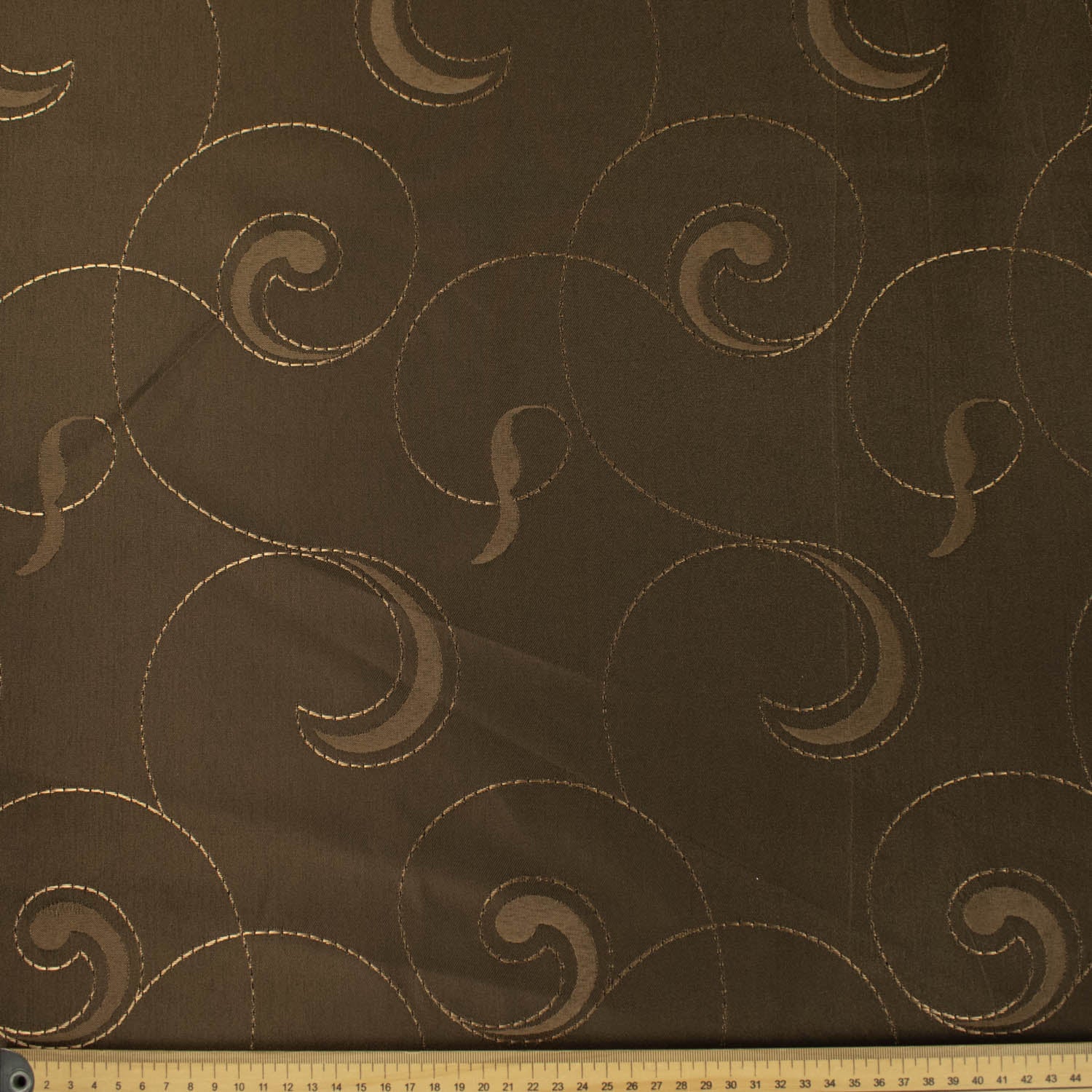 Turkish Curtaining/Upholstery Embroidered Vines Sateen Jacquard