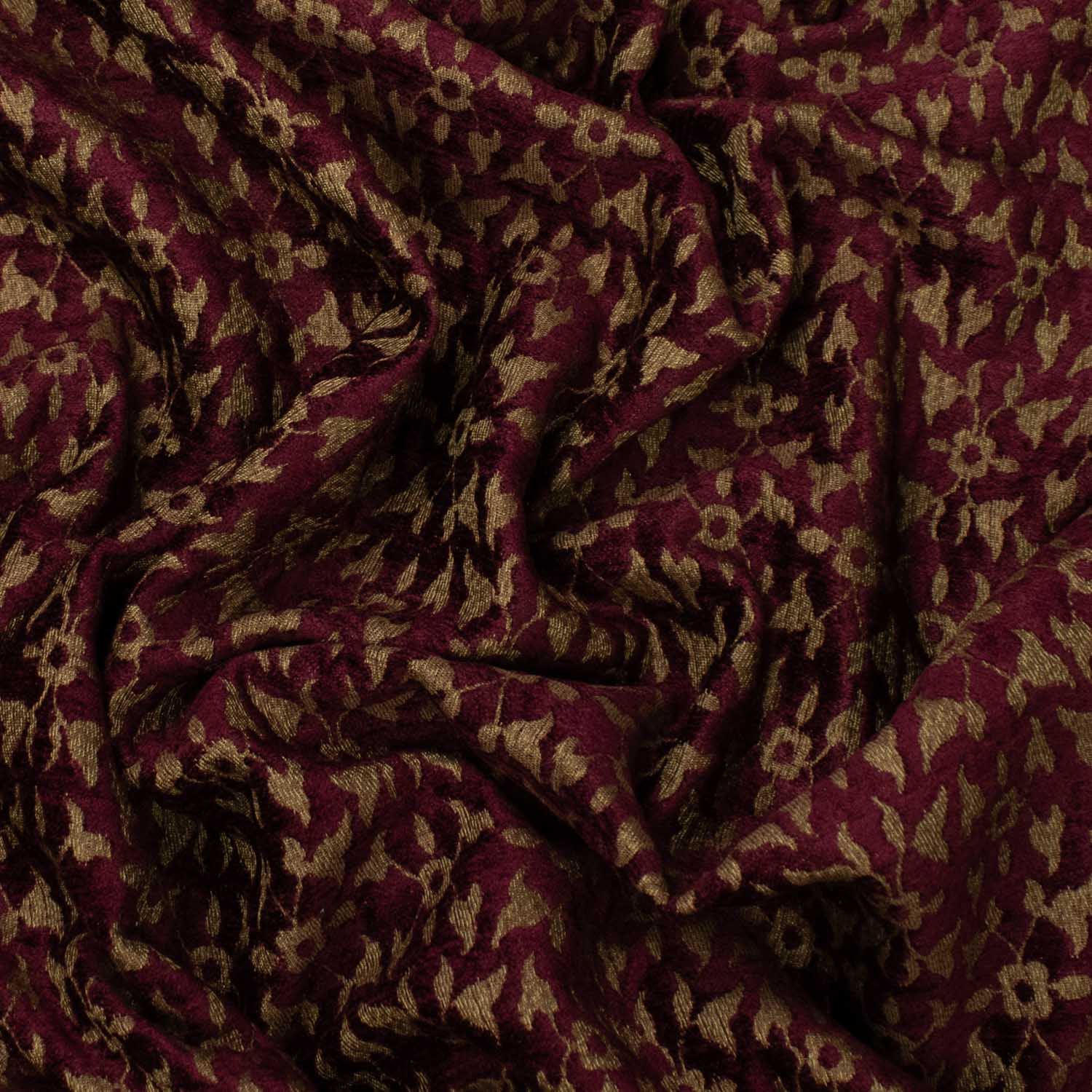 Turkish Curtaining/Upholstery Embroidered Floral Chenille