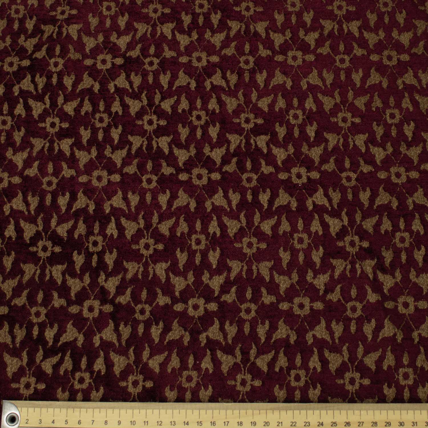 Turkish Curtaining/Upholstery Embroidered Floral Chenille