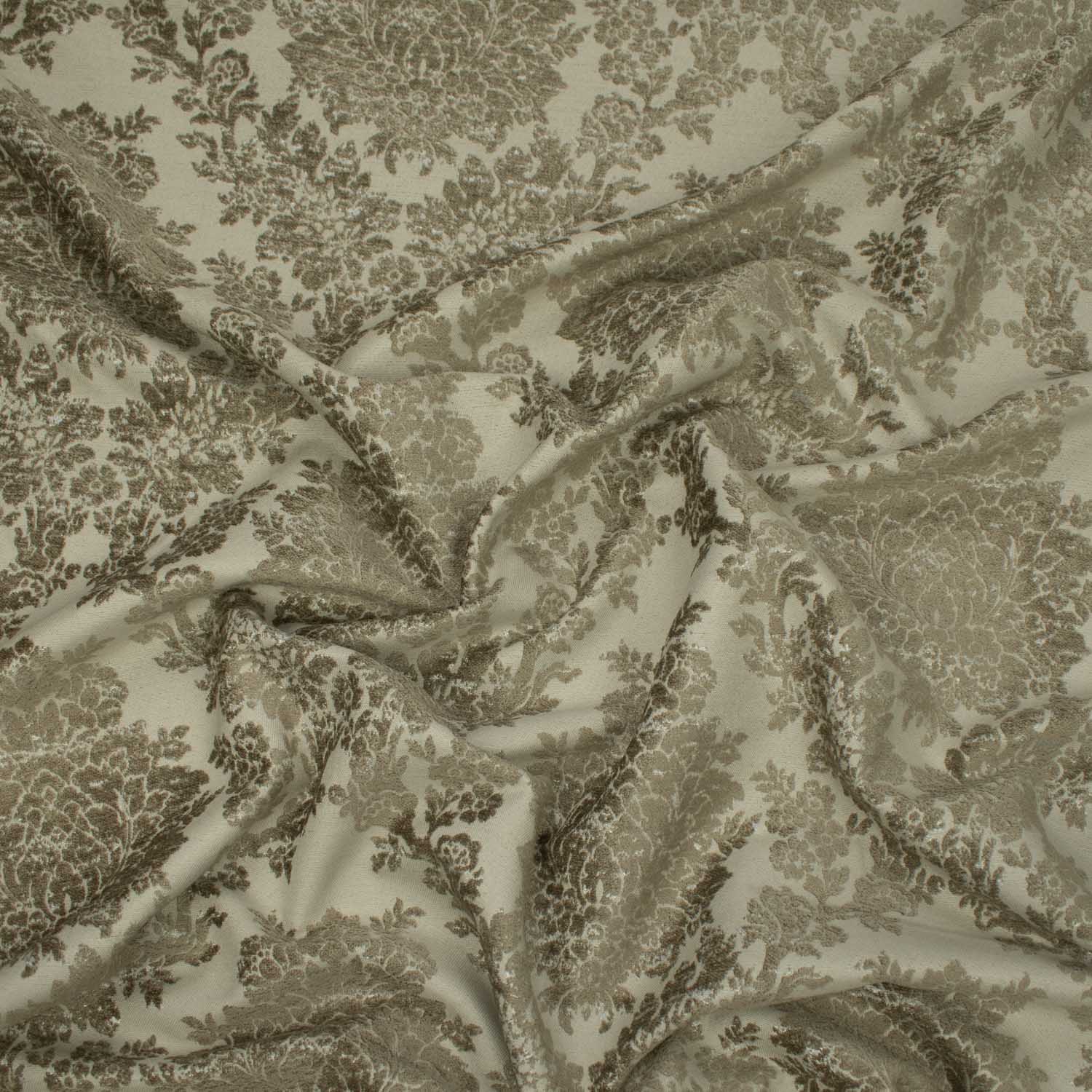 Turkish Curtaining/Upholstery Glitter Decor Damask Chenille Jacquard