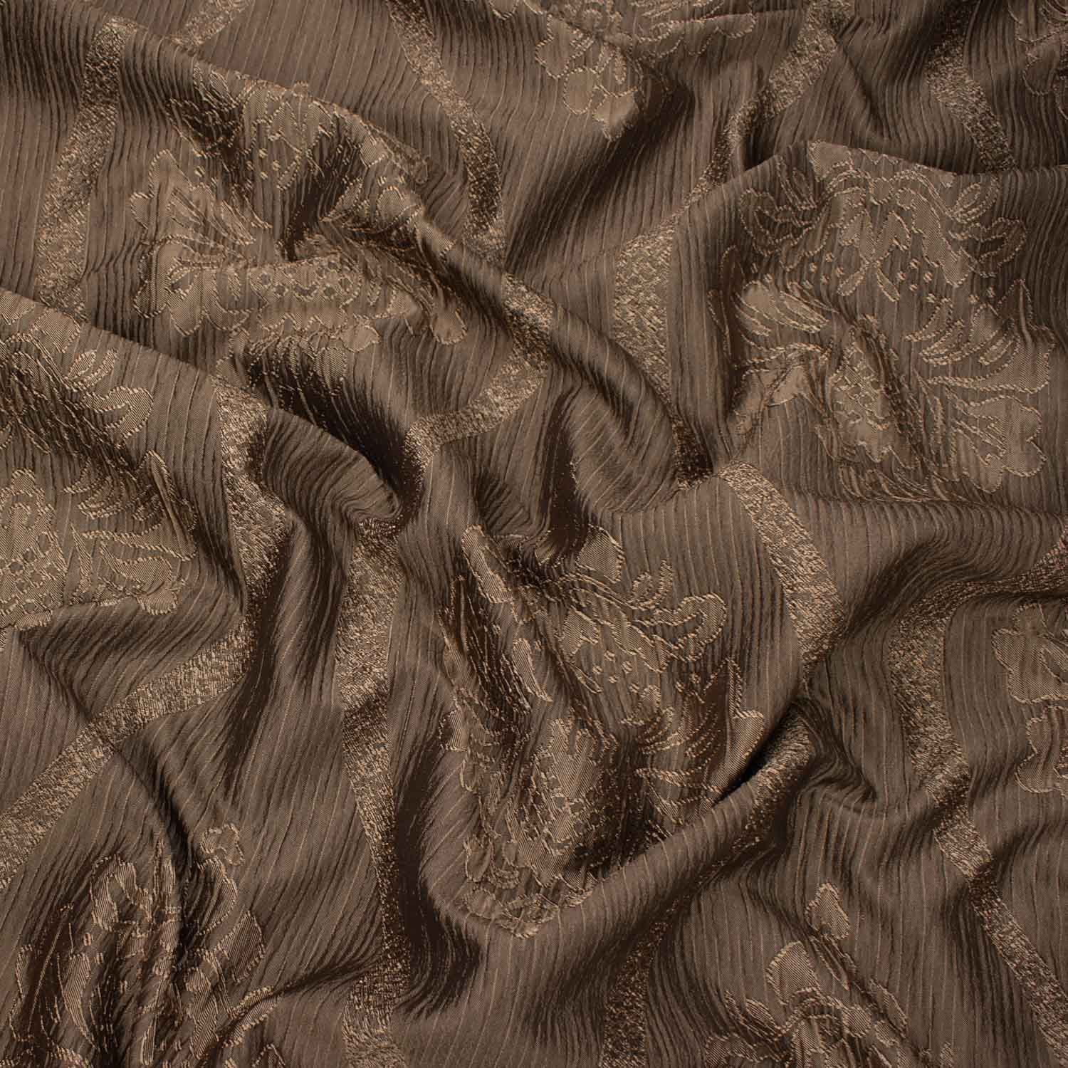 Turkish Curtaining/Upholstery Vintage Floral Textured Jacquard