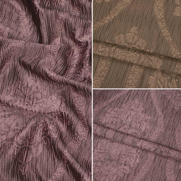 Turkish Curtaining/Upholstery Vintage Floral Textured Jacquard