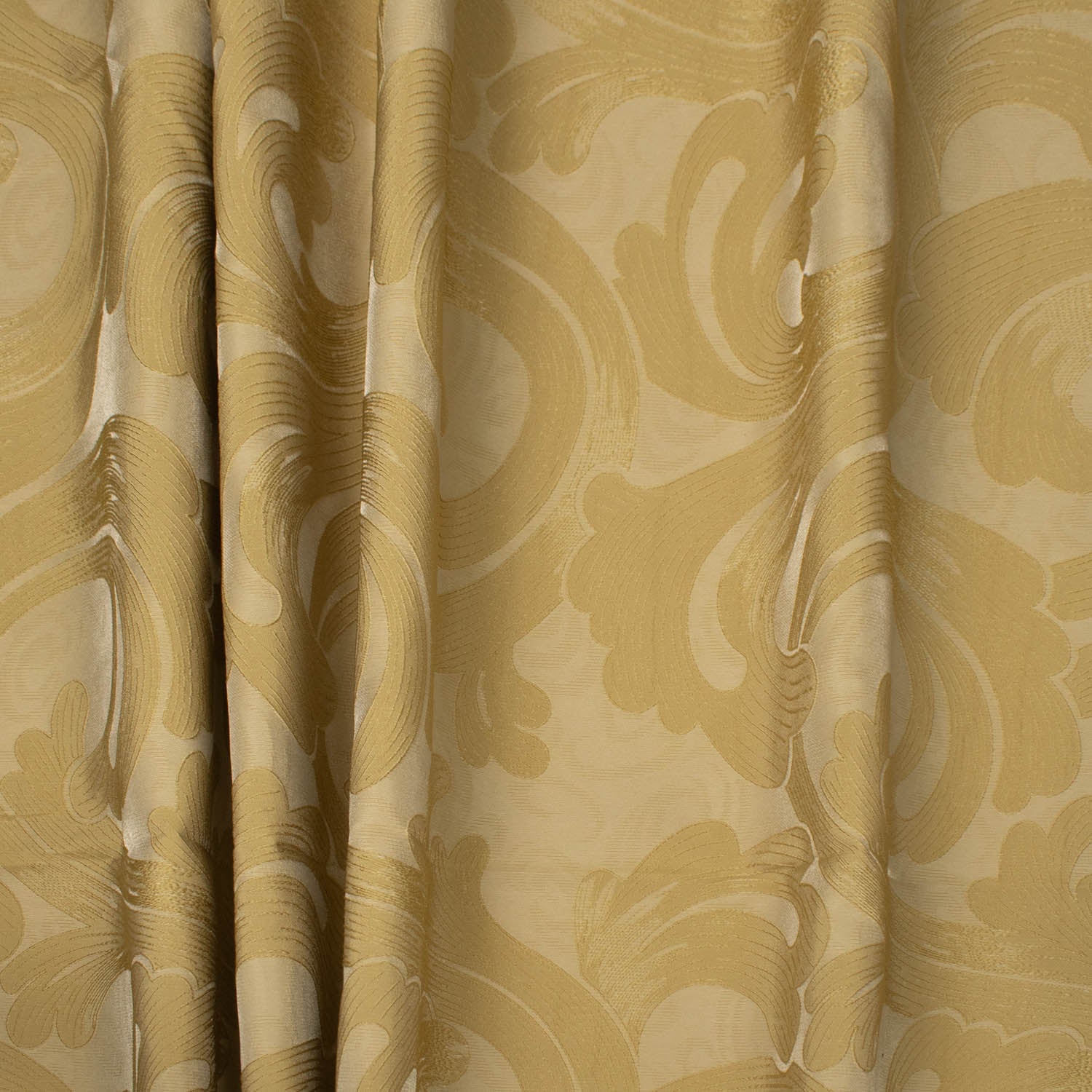 Turkish Curtaining/Upholstery Embroidered Gold Vines Jacquard