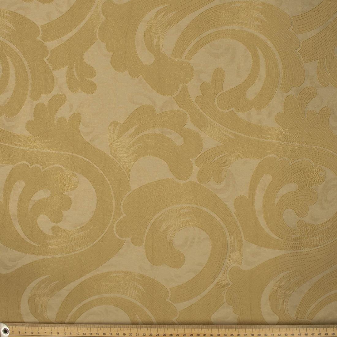 Turkish Curtaining/Upholstery Embroidered Gold Vines Jacquard