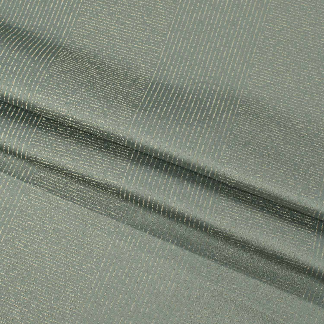 Turkish Curtaining/Upholstery Teal Stripes Jacquard