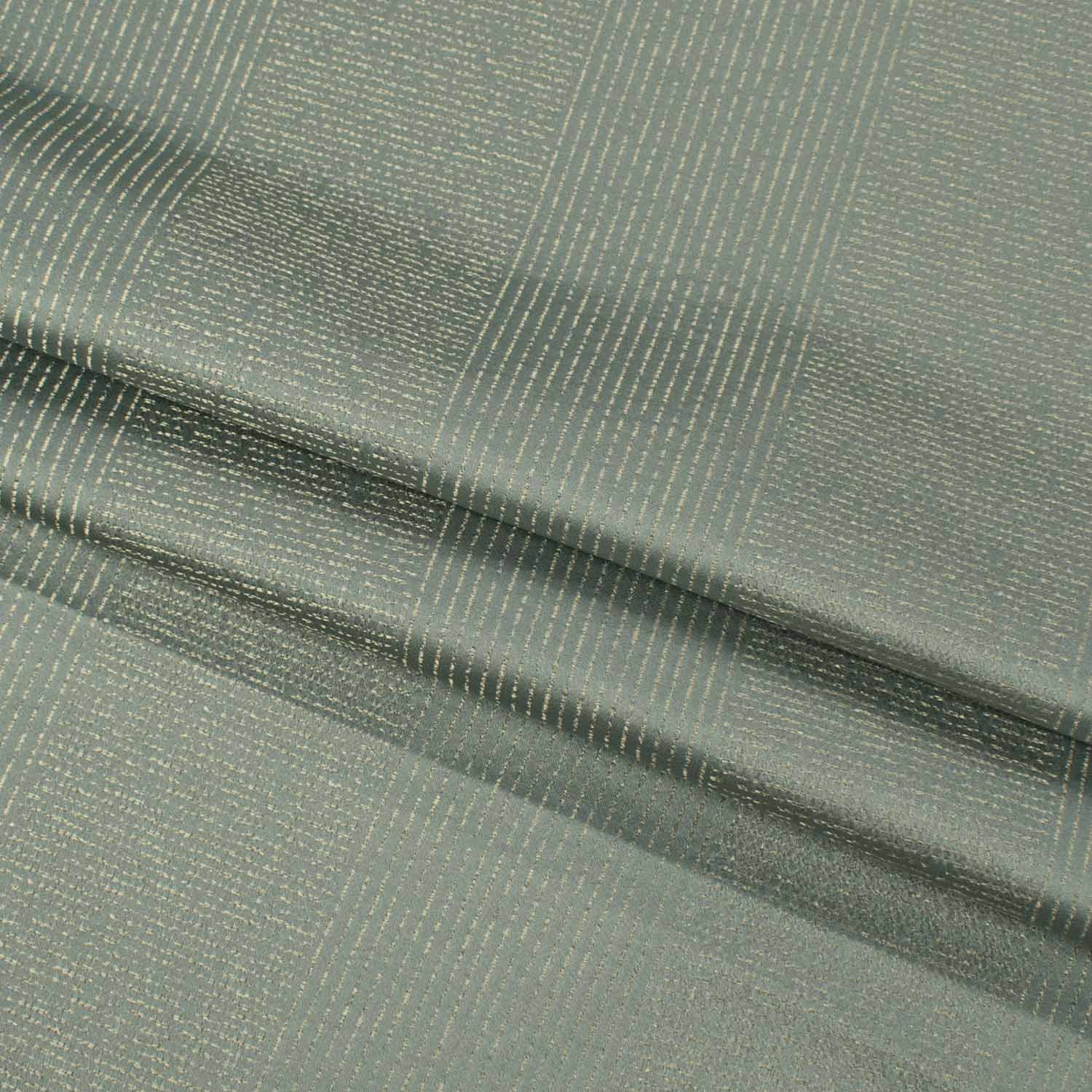 Turkish Curtaining/Upholstery Teal Stripes Jacquard