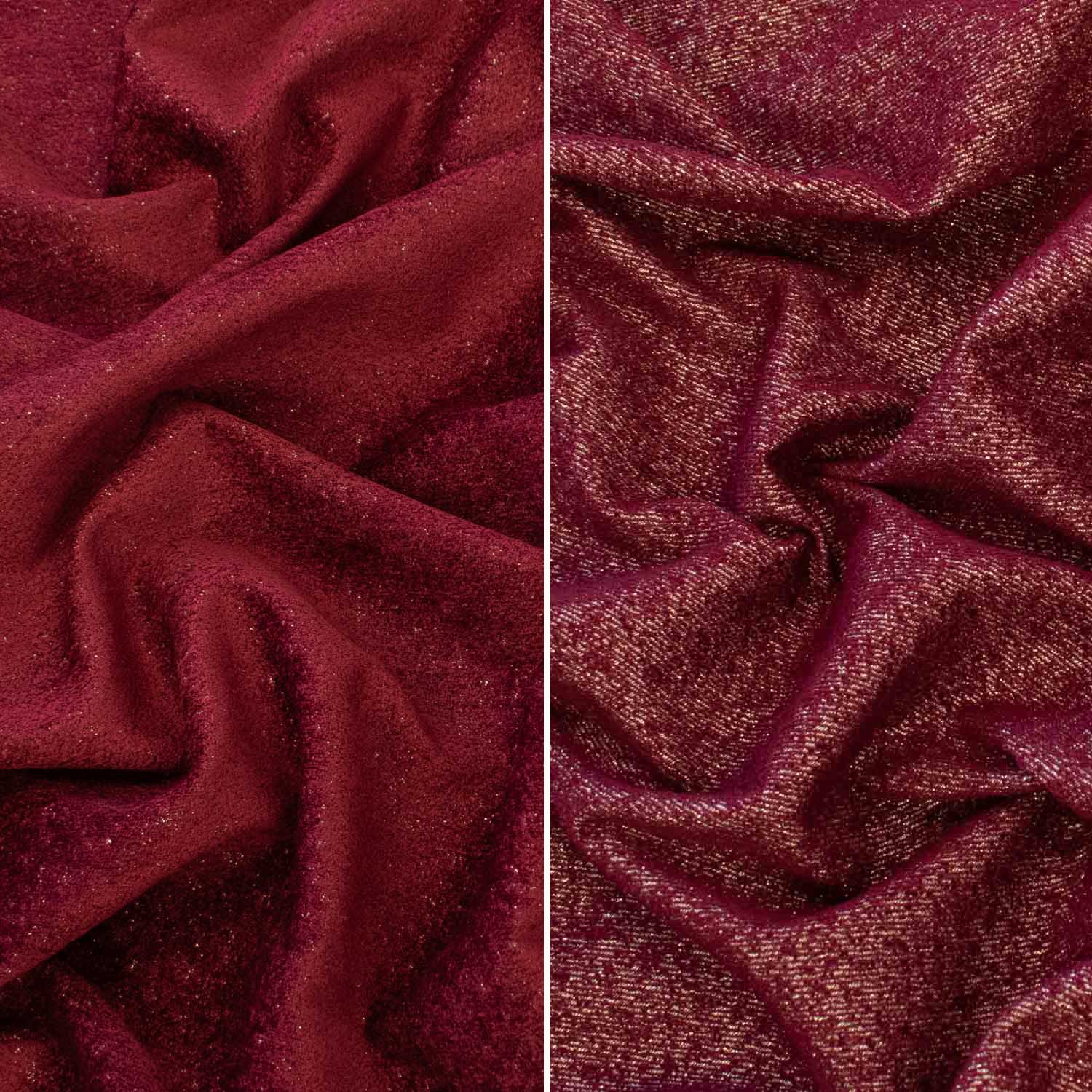 Curtaining/Upholstery Glitter Textured Reversible Heavy Chenille Canvas