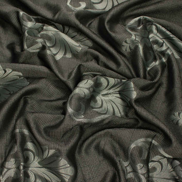 Turkish Curtaining/Upholstery Grey Decor Damask Jacquard