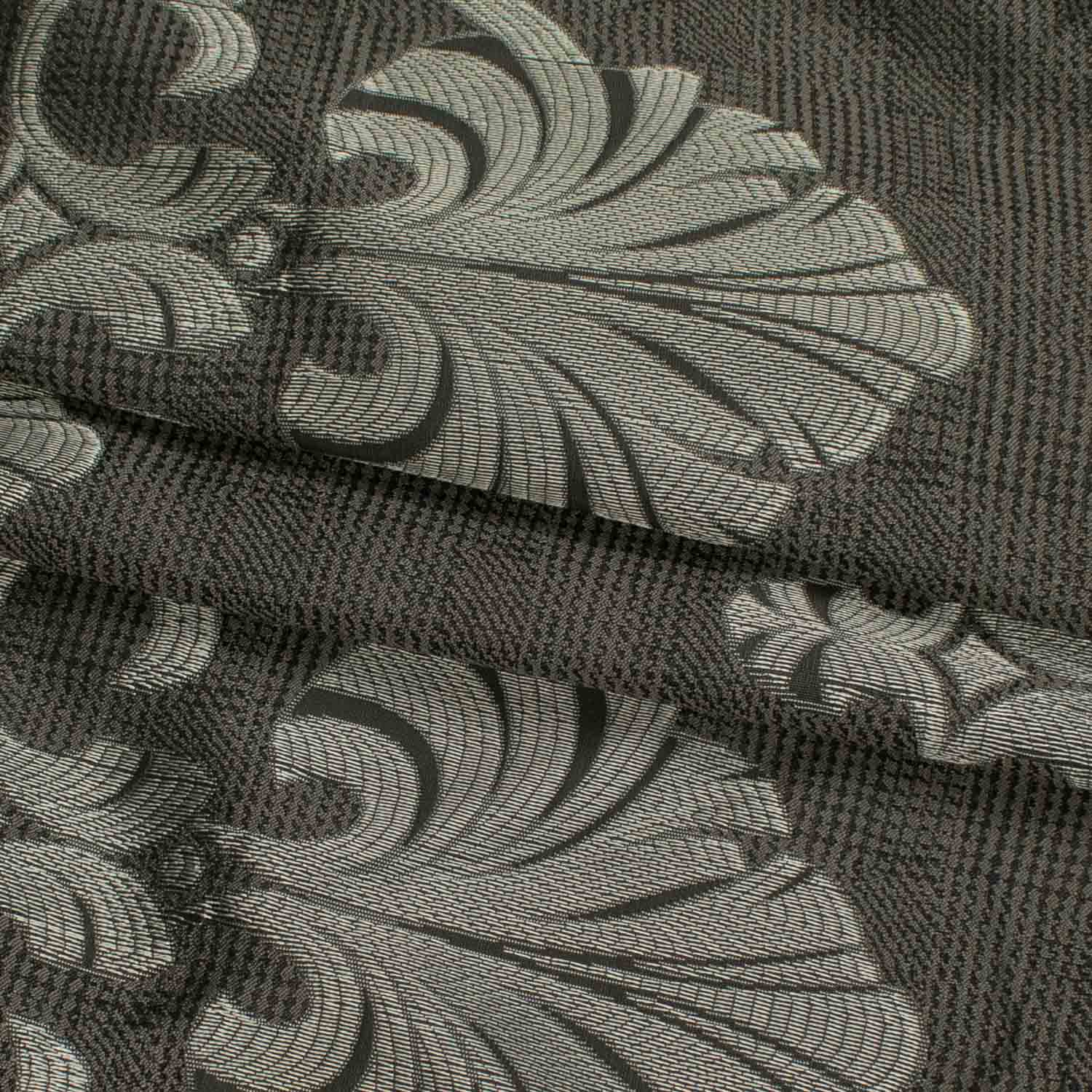 Turkish Curtaining/Upholstery Grey Decor Damask Jacquard